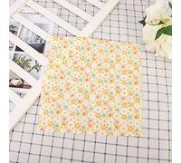 Yctze 7pcs 100% Batiks Sewing Craft Cloth Set in Elegant Floral Patterns - Projects Wallets, Covers, Table Cloths, and More! (50 * 50cm)