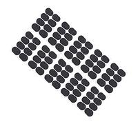 Yctze 80Pcs Sax Mouthpiece Pads - Silicone Black Cushion Patches for Saxophone - Thick 0.5mm Mouthpiece Cushion for Enhanced Comfort and Performance