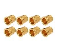 Yctze 8PCS Guitar St Ferrule Oy Replacement Compact Bass Through Body le Set in den H (Gold)