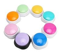 Yctze 8Pcs Interactive Dog Talk Buttons with Recording for Easy Pet & Training, ABS Material, Battery Powered