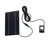 Yctze 9V 1.8W Solar Kit, High Efficiency Anti Clogging Mesh Pump, 4 Nozzles Water System, Ideal for Bird Baths, Fish Tanks, Small Swimming Pools & Gardens