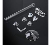 Yctze Acrylic Shrimp Feeder Tube with Holder Clip for Fish - Easy Inst Rium Accessory (35cm)