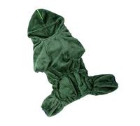 Yctze Adorable Dinosaur Costume for Small Dogs - Soft Fleece Hoodie, for Winter and Themed Parties (Dinosaur XS)