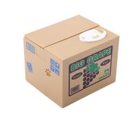 Yctze Adorable Stealing Coin Cat Money Saving Box for Kids - Cute Automatic Coin Collector Saving Box for Children (grape cat)