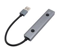 Yctze AI Powered USB Hub with Voice Control - Aluminum Alloy USB 2.0 Hub Enhanced Productivity on Computers, Laptops, and Tablets with Multilingual Translation and Seamless Tools