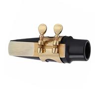 Yctze Alto Saxophone ABS Mouthpiece Kit with Cap, Metal Buckle, Reed Pads - Perfect Accessory for Sax Music Instruments