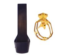 Yctze Alto Saxophone Mouthpiece Ligature and Metal Clamp/Holder Set, Replacement Parts for Maintenance and Performance