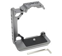 Yctze Aluminium Alloy Half Camera with Cold Shoe Port and Screw Holes for Camera - Lightweight and Protective Housing