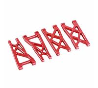 Yctze Aluminum Alloy Front and Rear Suspension Arms for Senton /10 RC Car -, Easy Install, Enhanced Stability, Blue (Red)