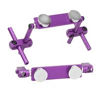 Yctze Aluminum Magnetic Mount for Hsp 1 10 Rc Car Body Shell Alloy Mounting Kit Racing Cars and Drift Models Includes Accessories Purple