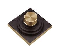 Yctze Antique Brass Square Floor Drain with Strainer - Elegant Bathroom & Washroom Drainage Solution