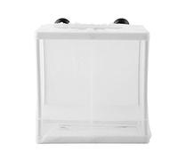 Yctze Aquarium Fish Breeder Net Mesh Breeding Box Tank Small Suitable for Live Fry Guppies and Red Cria Peces Cages with Baby Holder