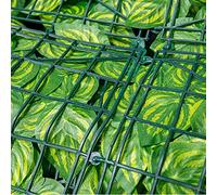 Yctze Artificial Leaf Screening Roll - Protected Fencing for Garden, Balcony, and Indoor Decor - Multi-Purpose and Noise Barrier (B)