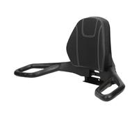 Yctze ATV Passenger Backrest 450mm High with Armrest Steel Frame | 4mm Steel Alloy Bracket, PU Leather High Rebound Foam, Rubber Grip Armrest, Four Wheel ATV Rear Rack, Sissy Bar