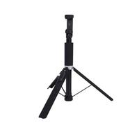 Yctze Auto Open Close Selfie Stick Tripod Extendable 9 Sections 187cm Height Dual Cold Shoe Mount Gravity Sensing Instant Retraction for Vlog Photography Content Creators