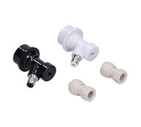 Yctze Ball Lock Connector, 5/16in 3/8in 1/4in Ball Lock Adapter Keg Ball Lock Beer Keg Coupler Quick Disconnect for Cornelius Corny Keg