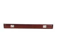 Yctze Baton Box, Wooden Storage Case for Baton with 2 Fixed Buckles, Protective Holder for Conductors Stick, Musical Instrument Accessories (round box)