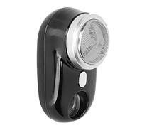 Yctze Beard Clipper IPX7 USB Rechargeable Pocket Trimmer for Men - Travel Fathers and Husbands in Stylish Silver (Black)