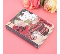 Yctze Beautiful Hand Painted Cat Notebook Journal - 224 Pages with Schedule Planning & Lattice Pages (Cuisine)