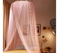 Yctze Bed Canopy, Repelling Net Hanging Princess Canopy with Ultra Dense Mesh Fabric, Ideal for Kids Bedroom Reading Outdoor Camping (Type 4)