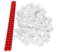Yctze Bee Queen Cage Kit - Plastic Rearing Cages with Transport Strip for Beekeeping - Essential Accessories for Safe Bee Transport and Management