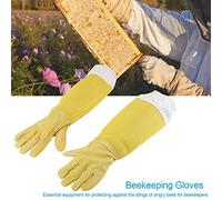 Yctze Beekeeping Protective Gloves with Breathable Mesh Sleeve, Lightweight & Size Beginners and Experienced Beekeepers - Maximum & Flexibility Safe Beekeeping Tasks