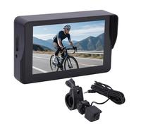 Yctze Bike Rear View Camera System, 5 Inch 1080P AHD Monitor with 110° Wide Angle and Sunshade Design, for Mountain Road Scooter E Bike