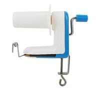 Yctze Blue Yarn Winder - Lightweight, Detachable, and Compact Hand Operated Plastic Wool Winder for Effortless Crafting