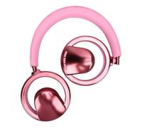 Yctze Bluetooth 6.0 Wireless Headphones with RGB Light, Hollowed Out Design Comfort, Detachable Microphone, Supports Both Wireless and Wired Modes, 20-Hour Playtime, Fast Charging (Pinkish)