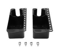 Yctze Boat Cup Organizer, Marine Drink Holder with Screw Mount and Hook Loop Straps for Pontoon Boat Jon Kayak Cabin Storage