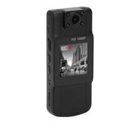Yctze Body Worn Camera 2K HD TFT Color Screen 180 Degree Rotating Lens Video Recorder Handheld Camera with Back Clip for Travel Security (64G)