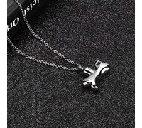 Yctze BOne Shaped Urn Necklace - Memorial Pet Pendant Jewelry for Cherishing Loved Ones' Memories