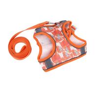 Yctze Breathable Dog Harness and Leash Set for Small to Medium Dogs Cats Reflective Walking Vest Green (S)