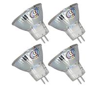 Yctze Bulb 12V 20W FTD Bulb Pc 4Pcs Mr11 Led Bulb 5W 500Lm Bulb Replacement with 15 Beads Double Pin Base for Landscape Lamp 60 Mm Replacement Down Light (Cold White)