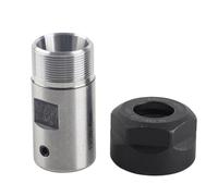 Yctze C25-ER20-50L Collet Block Chuck Holder for Spindle Motor Shaft Clamping - 16mm Compatible (6mm)