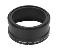 Yctze Camera Lens Filter Adapter Ring Step Up Ring 49mm Magnetic for GR3X Black Aluminum Alloy with Communication Touch Points Protection
