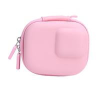 Yctze Camera Storage Bag Camera Pouch Digital Camera Case Hard Shell Protective with Fleece Lining for Action 5 Pro Fit Bare Machine and Camera Cage Set (Pink)