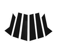 Yctze Car Door Pillar Cover Trim, Replacement for 2013 2020 Without Keypad, with Built in High Strength Adhesive Backing, for Easy Peel and Stick Installation (Black)