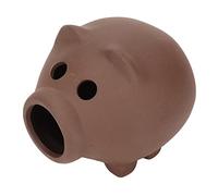 Yctze Ceramic Aquarium - Multifunctional Fish Cave Small Fish, Shrimp, and Cichlids - Ideal Shelter & Decoration with Non-, Safe Design a Thriving Environment (ST114 Piglet)