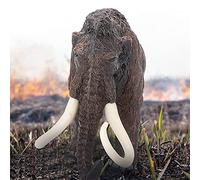 Yctze Children S Adorable Animal Model Toy Realistic Simulated Detailed Mammoth Play Figure Plastic Educational for Kids Ancient