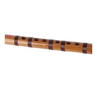 Yctze China Traditional 5-Year Dry Bitter Bamboo Flute Pipe - F Key Two-Section Flute with Brass Connector for Music Lovers (F Key)