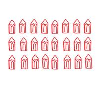 Yctze Clips 24Pcs Cartoon Special Shaped Pencil Shape Document Pin Decorative Paperclips Products/ & School Supplies/Tape, Adhesives & Fasteners/Clips, Clamps & Rings/