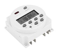 Yctze CN101A DC 12V Mini LCD Digital Microcomputer Control Power Timer Switch with Microcomputer Chip, Accurate Time Switch Relay Mode Function Switching, Ideal for Timing Control