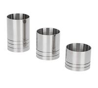 Yctze Cocktail Jigger Set 25ml 35ml 50ml Stainless Steel Bar Measuring Cups for Bartending Supplies Home Bar Accessories