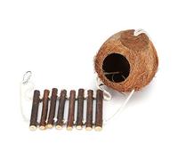 Yctze Coconut Bird's with Climbing Ladder for Hamsters and Small Pets - Safe, Versatile Toy House