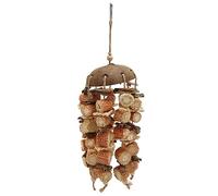 Yctze Coconut Shell Bird Chewing Toy for Parrots | and Fun Interactive Toy for Parakeets, Budgies, and Lovebirds