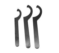 Yctze Coilover Wrench Tool Set of 3 Steel Spanner Wrenches Coilover Shock Spanner Wrench with Cut Precision for Adjustable Coilovers