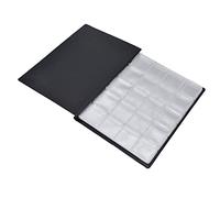 Yctze Coin Collection Book with 250 Transparent Pockets - Premium PU Leather Coin Storage Album for Safe Commemorative Collecting (Red)