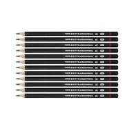 Yctze Composite Wood Pencils Set, 12 Pre Sharpened HB 2 Pencils, Erasers Included Pencil Set with Smooth Graphite Core, Ideal for Drawing, Writing, Note Taking, Classroom & Office (8B-2H Sketching