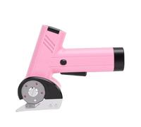 Yctze Cordless Electric Scissors, Rechargeable Cardboard Cutter, Electric Box Cutter with 2000mAh Battery, Safety Lock & LED Light, Ideal for Fabric, Carpet, Leather & Plastic (Pink)